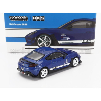TARMAC TOYOTA GR86 HKS 2022 - BLUE 1/64