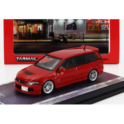 TARMAC MITSUBISHI LANCER EVOLUTION SW STATION WAGON 2000 - RED 1/64