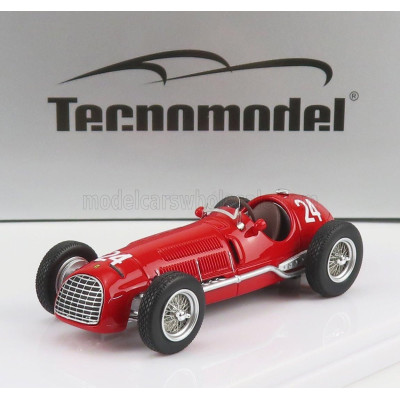 TECNOMODEL FERRARI F1  125 N 24 SANREMO GP 1950 LUIGI VILLORESI - RED 1/43