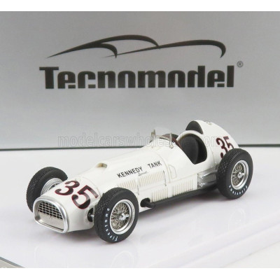 TECNOMODEL FERRARI F1  375 INDY N 35 INDIANAPOLIS 500 GP KENNEDY TANK 1952 J.MAURO - WHITE 1/43