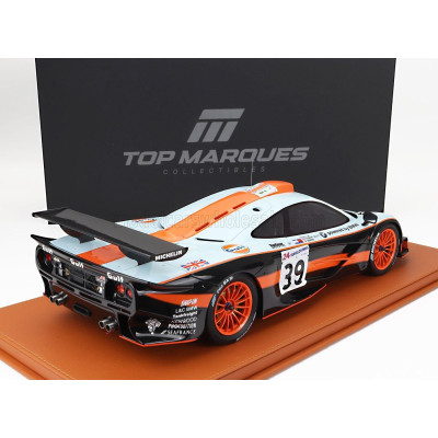 TOPMARQUES McLAREN F 1 GTR 6.0L V12 TEAM GULF DAVIDOFF GTC RACING N 39 24h LE MANS 1997 R.BELLM - A.G.SCOTT - M.SEKIYA - LIGHT B