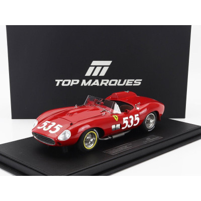TOPMARQUES FERRARI 315S SPIDER N 535 WINNER MILLE MIGLIA 1957 PIERO TARUFFI - RED 1/18
