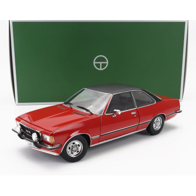 TOURING MODELCARS OPEL COMMODORE B GS/E COUPE 1977 - RED BLACK 1/18