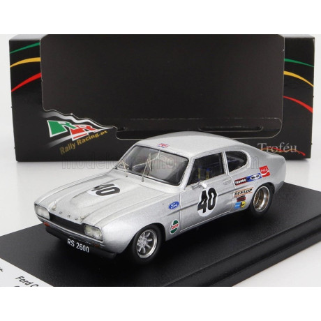 TROFEU FORD ENGLAND CAPRI 2600 RS N 40 3rd SILVERSTONE 1971 GERRY BIRREL - SILVER 1/43