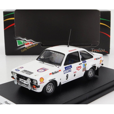 TROFEU FORD ENGLAND ESCORT MKII (night version) N 9 RALLY 1000 LAKES 1976 A.VATANEN - A.AHO - WHITE RED 1/43
