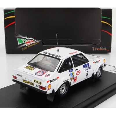 TROFEU FORD ENGLAND ESCORT MKII (night version) N 9 RALLY 1000 LAKES 1976 A.VATANEN - A.AHO - WHITE RED 1/43