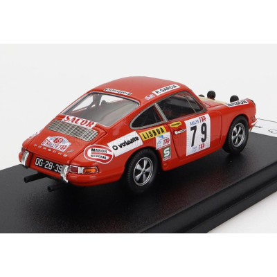 TROFEU PORSCHE 911S COUPE N 79 RALLY TAP 1972 A.BORGES - P.GARCIA - RED 1/43