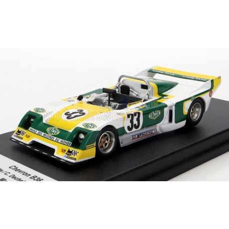 TROFEU CHEVRON B36 2.0L S4 TEAM SOCIETE RACING N 33 24h LE MANS 1979 A.DECHELETTE - C.DECHELETTE - M.TARRES - WHITE YELLOW GREEN