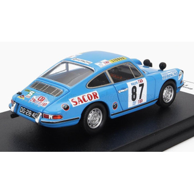 TROFEU PORSCHE 911L COUPE (night version) N 87 RALLY TAP 1971 G.SALVI - J.ARNAUD - LIGHT BLUE 1/43