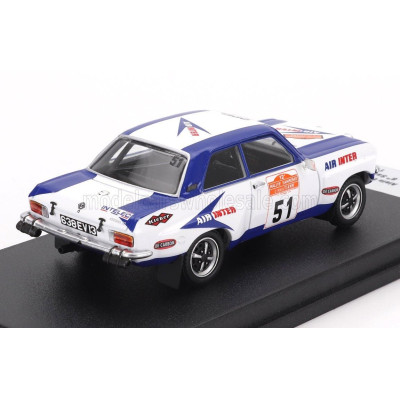 TROFEU OPEL ASCONA (night version) N 51 RALLY SANREMO 1974 ALAIN ERRANI - VINCENT LAVERNE - WHITE BLUE 1/43