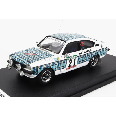 TROFEU OPEL KADETT GTE (night version) N 21 RALLY PORTUGAL 1979 JOAQUIM SANTOS - ALBINO TRISTAO - WHITE BLUE 1/43