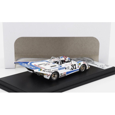 TROFEU LOLA T297 TEAM KORES RACING N 31 24h LE MANS 1979 DOMINIQUE LACAUD  - MICHEL LATESTE - WHITE BLUE 1/43