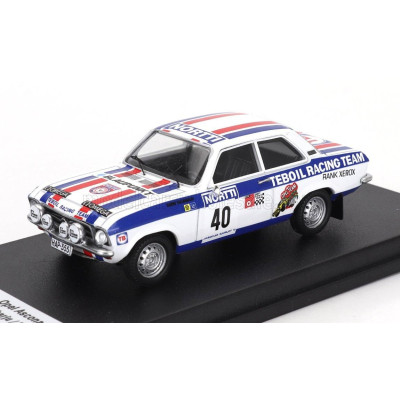 TROFEU OPEL ASCONA (night version) N 40 RALLY 1000 LAKES 1973 HANNU VALTAHARJU - RAIMO HALM - WHITE BLUE RED 1/43