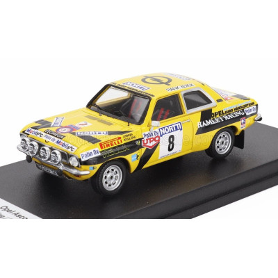 TROFEU OPEL ASCONA (night version) N 8 RALLY 1000 LAKES 1975 ANDERS KULLANG - CLAES-GORAN ANDERSSON - YELLOW 1/43
