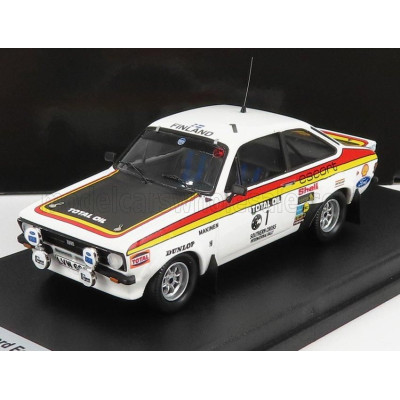 TROFEU FORD ENGLAND ESCORT MKII N 1 RALLY SOUTHERN CROSS 1976 T.MAKINEN - H.LIDDON - WHITE BLACK RED YELLOW 1/43