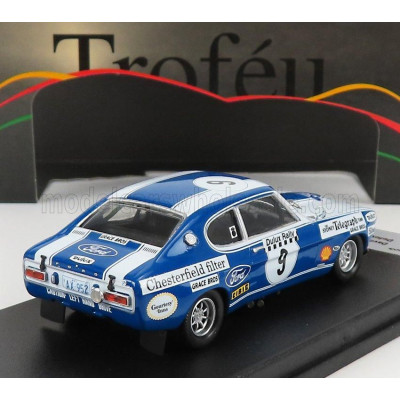 TROFEU FORD ENGLAND CAPRI 2600 RS N 9 RALLY AUSTRALIA 1972 D.MCKAY - G.CONNELLY - WHITE BLUE 1/43