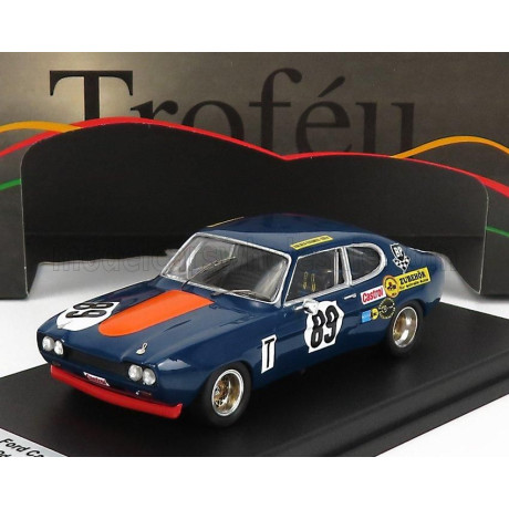 TROFEU FORD ENGLAND CAPRI 2600 RS N 89 1000km NURBURGRING 1972 W.ODENTHAL - K.FRITZINGER - BLUE ORANGE 1/43