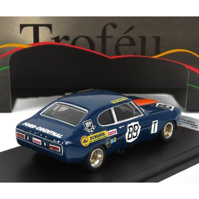 TROFEU FORD ENGLAND CAPRI 2600 RS N 89 1000km NURBURGRING 1972 W.ODENTHAL - K.FRITZINGER - BLUE ORANGE 1/43