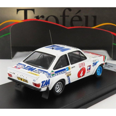 TROFEU FORD ENGLAND ESCORT MKII (night version) N 4 RALLY 1000 LAKES 1978 H.MIKKOLA - A.HERTZ - WHITE 1/43