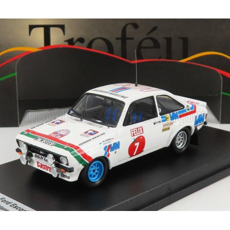 TROFEU FORD ENGLAND ESCORT MKII (night version) N 7 RALLY 1000 LAKES 1978 A.VATANEN - A.AHO - WHITE 1/43