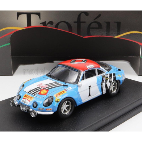 TROFEU RENAULT ALPINE A110 N I RALLY POLAND 1974 S.ZASADA - E.ZASADA - BLUE WHITE RED 1/43