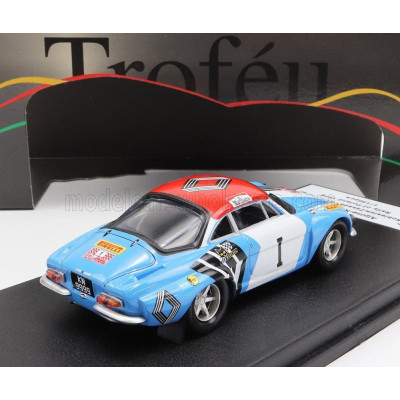 TROFEU RENAULT ALPINE A110 N I RALLY POLAND 1974 S.ZASADA - E.ZASADA - BLUE WHITE RED 1/43