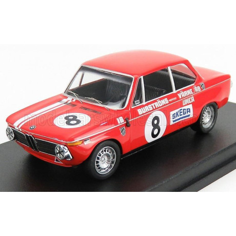 TROFEU BMW 2002 TI N 8 RALLY MANTORP PARK 1970 I.BURSTROM - RED 1/43