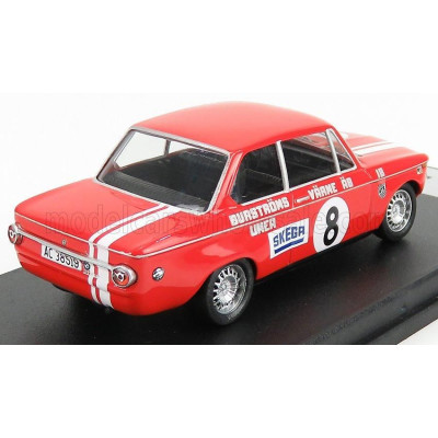 TROFEU BMW 2002 TI N 8 RALLY MANTORP PARK 1970 I.BURSTROM - RED 1/43