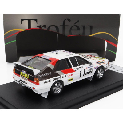 TROFEU AUDI QUATTRO (night version) N 11 RALLY SWEDEN 1985 DAVID LIEWELLIN - PHIL SHORT - WHITE 1/43