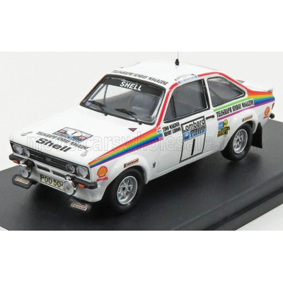 TROFEU FORD ENGLAND ESCORT MKII N 1 RALLY RAC LOMBARD 1976 T.MAKINEN - H.LIDDON - WHITE 1/43