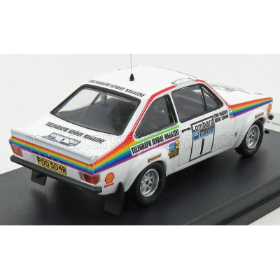 TROFEU FORD ENGLAND ESCORT MKII N 1 RALLY RAC LOMBARD 1976 T.MAKINEN - H.LIDDON - WHITE 1/43