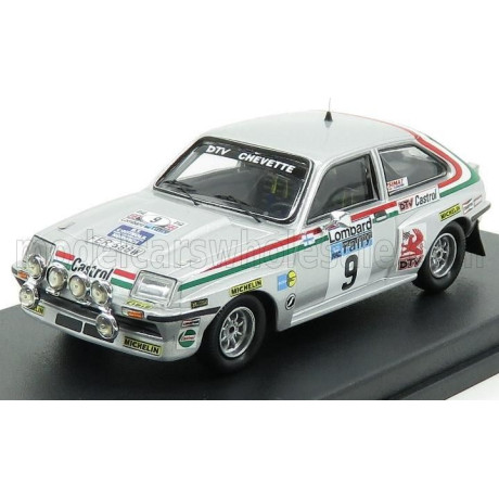TROFEU VAUXHALL CHEVETTE HSR (night version) N 9 RALLY RAC LOMBARD 1980 PENTTI AIRIKKALA - RISTO VIRTANEN - SILVER 1/43