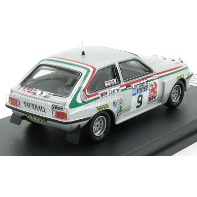 TROFEU VAUXHALL CHEVETTE HSR (night version) N 9 RALLY RAC LOMBARD 1980 PENTTI AIRIKKALA - RISTO VIRTANEN - SILVER 1/43
