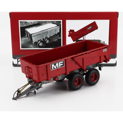 UNIVERSAL HOBBIES MASSEY FERGUSON 212 TRAILER FOR TRACTOR 2010 - RED 1/32