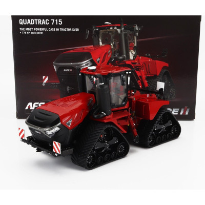 UNIVERSAL HOBBIES CASE-IH QUADTRAC 715 CINGOLATO TRACTOR 2020 - RED BLACK 1/32
