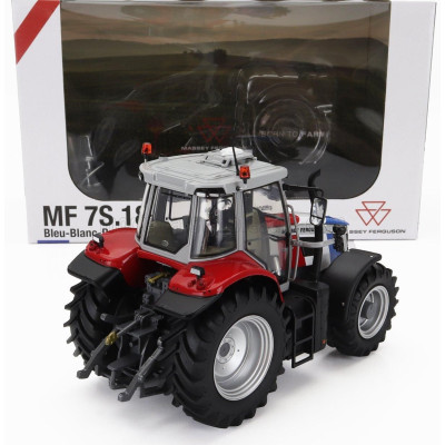UNIVERSAL HOBBIES MASSEY FERGUSON MF7S.180 TRACTOR 2022 - RED WHITE BLUE 1/32