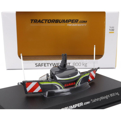 UNIVERSAL HOBBIES ACCESSORIES TRACTOR BUMPER - SAFETY WEIGHT 800kg. - GREY 1/32