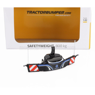 UNIVERSAL HOBBIES ACCESSORIES TRACTOR BUMPER - SAFETY WEIGHT 800kg. - BLACK 1/32