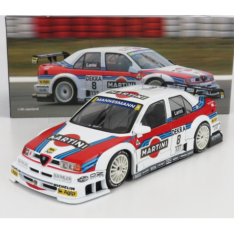 WERK83 ALFA ROMEO 155 V6 TI MARTINI RACING N 8 DTM ITC 1995 NICOLA LARINI - WHITE 1/18