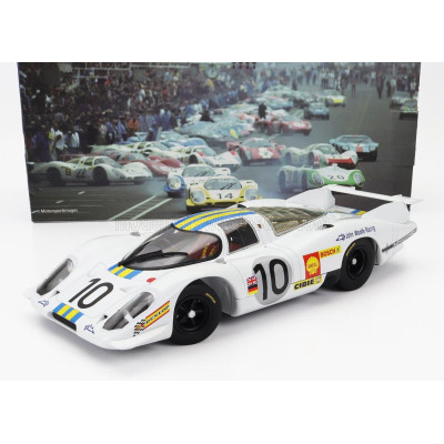 WERK83 PORSCHE 917 LH 4.5L TEAM JOHN WOOLFE RACING N 10 24h LE MANS 1969 JOHN WOOLFE - HERBERT LINGE - WHITE 1/18