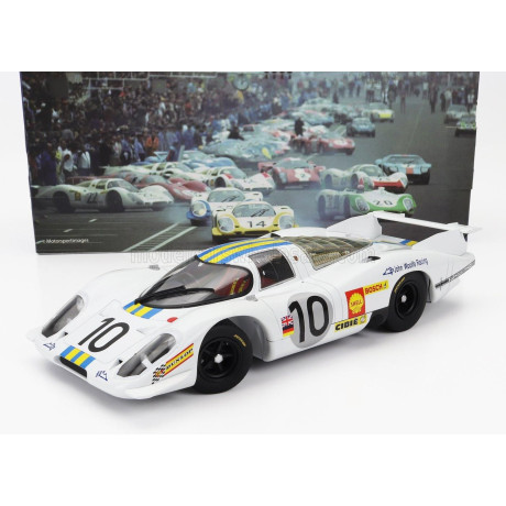WERK83 PORSCHE 917 LH 4.5L TEAM JOHN WOOLFE RACING N 10 24h LE MANS 1969 JOHN WOOLFE - HERBERT LINGE - WHITE 1/18