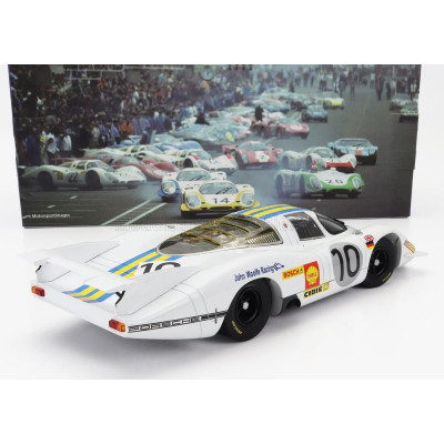 WERK83 PORSCHE 917 LH 4.5L TEAM JOHN WOOLFE RACING N 10 24h LE MANS 1969 JOHN WOOLFE - HERBERT LINGE - WHITE 1/18