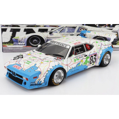 WERK83 BMW M1 M88 3.5L TEAM BMW FRANCE N 83 24h LE MANS 1980 D.PIRONI - D.QUESTER - M.MIGNOT - WHITE LIGHT BLUE 1/18