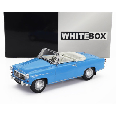 WHITEBOX ŠKODA FELICIA CABRIOLET OPEN 1959 - LIGHT BLUE 1/24