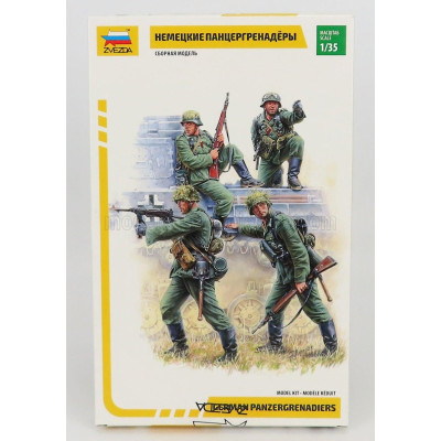 ZVEZDA FIGURES SOLDATI - SOLDIERS MILITARY GERMAN PANZERGRENADIERS 1/35