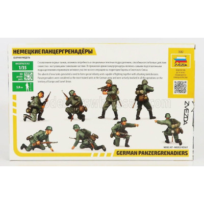 ZVEZDA FIGURES SOLDATI - SOLDIERS MILITARY GERMAN PANZERGRENADIERS 1/35