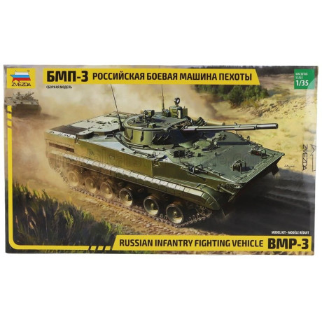 ZVEZDA TANK BMP-3 RUSSIAN INFANTRY FIGHTING VEHICLE MILITARY 1/35