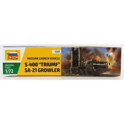 ZVEZDA ZIL S-400 TRIUMF SA-21 GROWLER TRUCK 8x8 4-ASSI LANCIA MISSILI 1959 1/72