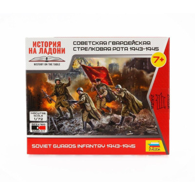 ZVEZDA ACCESSORIES SOVIET GUARDS INFANTRY MILITARY FIGURES 1/72