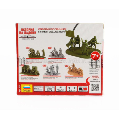 ZVEZDA ACCESSORIES SOVIET GUARDS INFANTRY MILITARY FIGURES 1/72